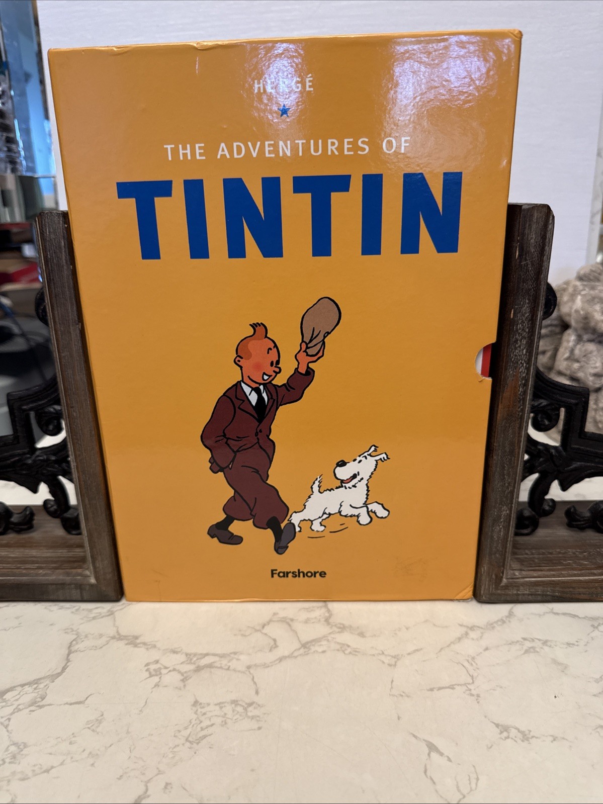 The Adventures of Tintin 23 Book Complete Collection Box Set Full Edition Herge