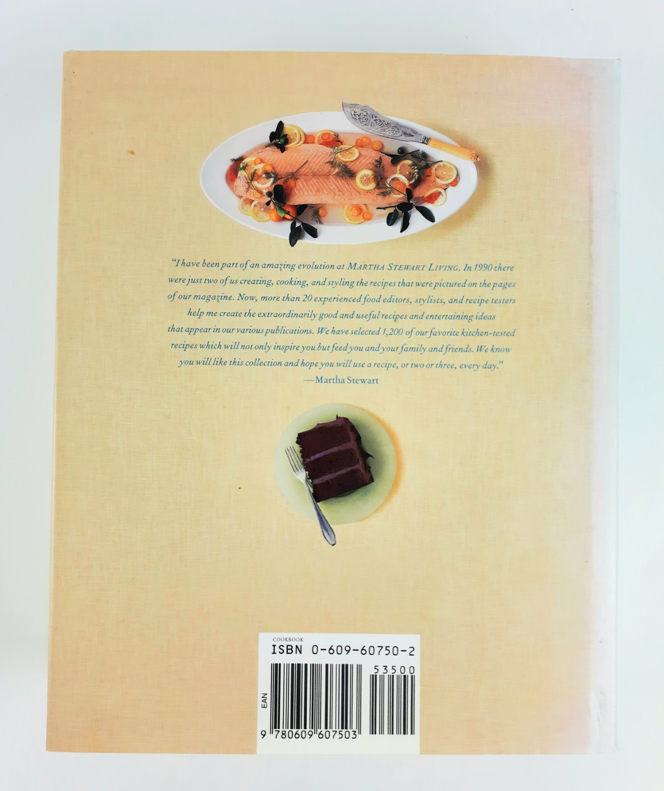 1ST EDITION Martha Stewart Living Cookbook by Martha Stewart (2000) 592 pp