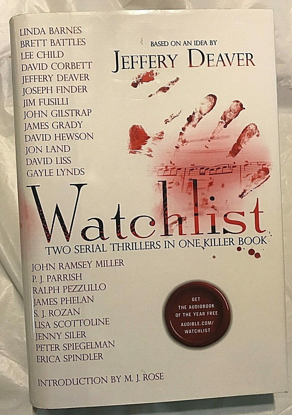 Jeffery Deaver WATCHLIST First Edition 1st Print Multiple Writers of Thrillers