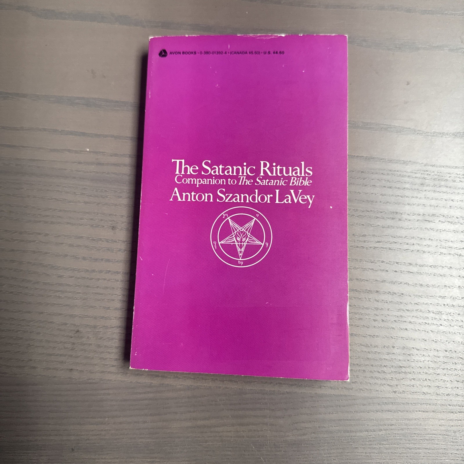 The Satanic Rituals Companion Bible Anton LaVey 10th Printing 1972 Vintage
