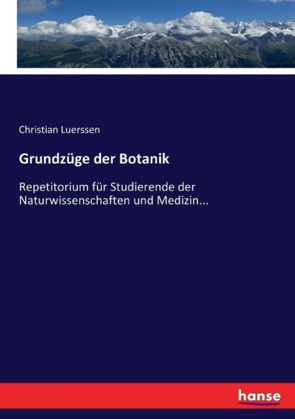 Grundz?Ge Der Botanik