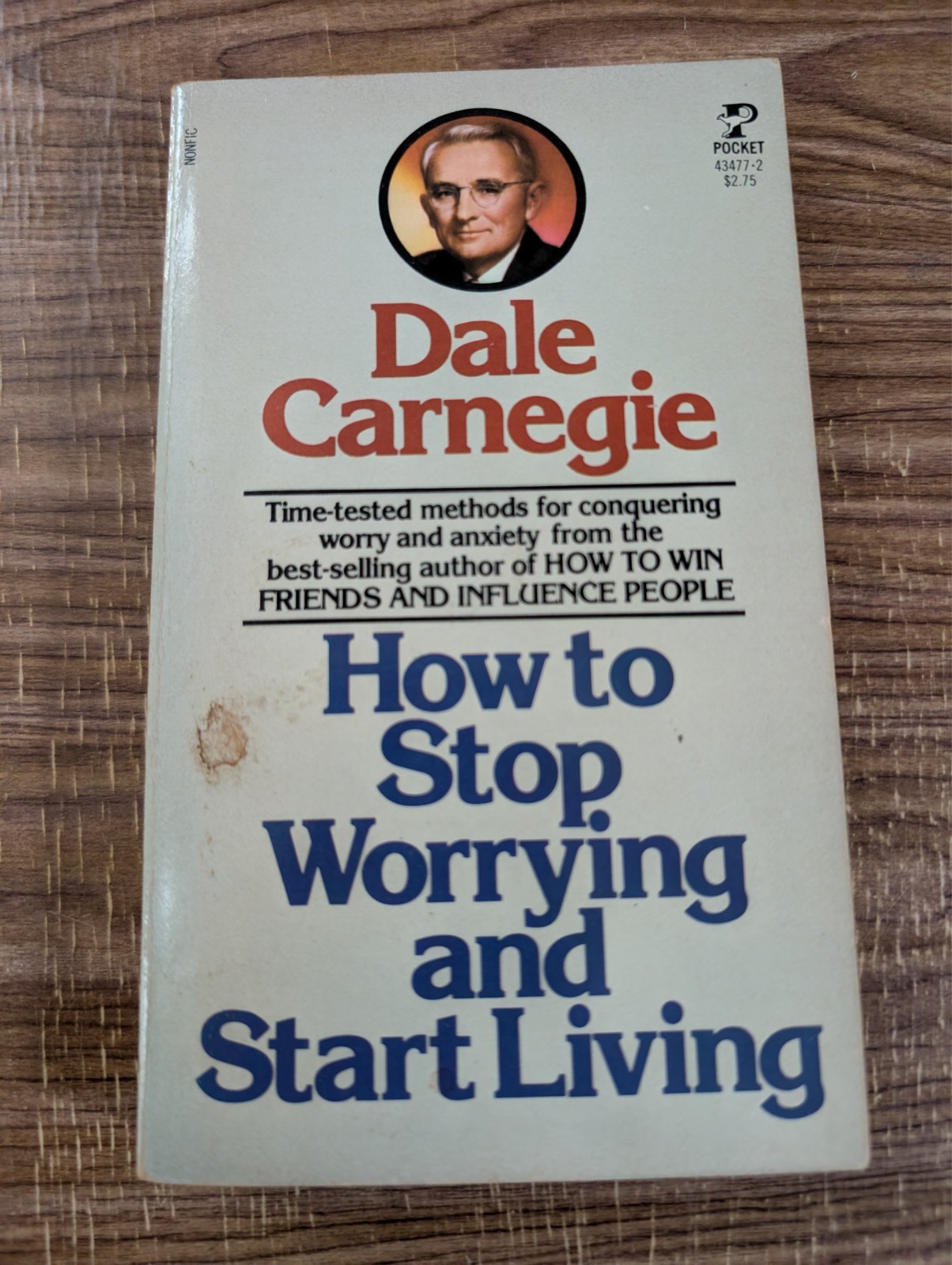 How to Stop Worrying and Start Living By Dale Carnegie 1953 Paperback