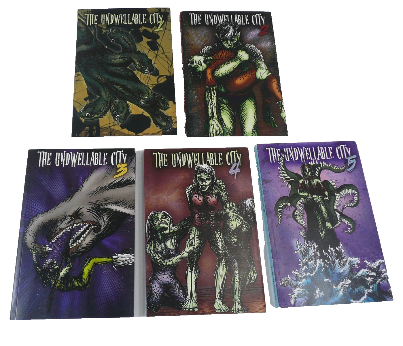 The Undwellable City Book Series Set: 1, 2, 3, 4, 5-Fantasy TPBs- D.M. McDonald