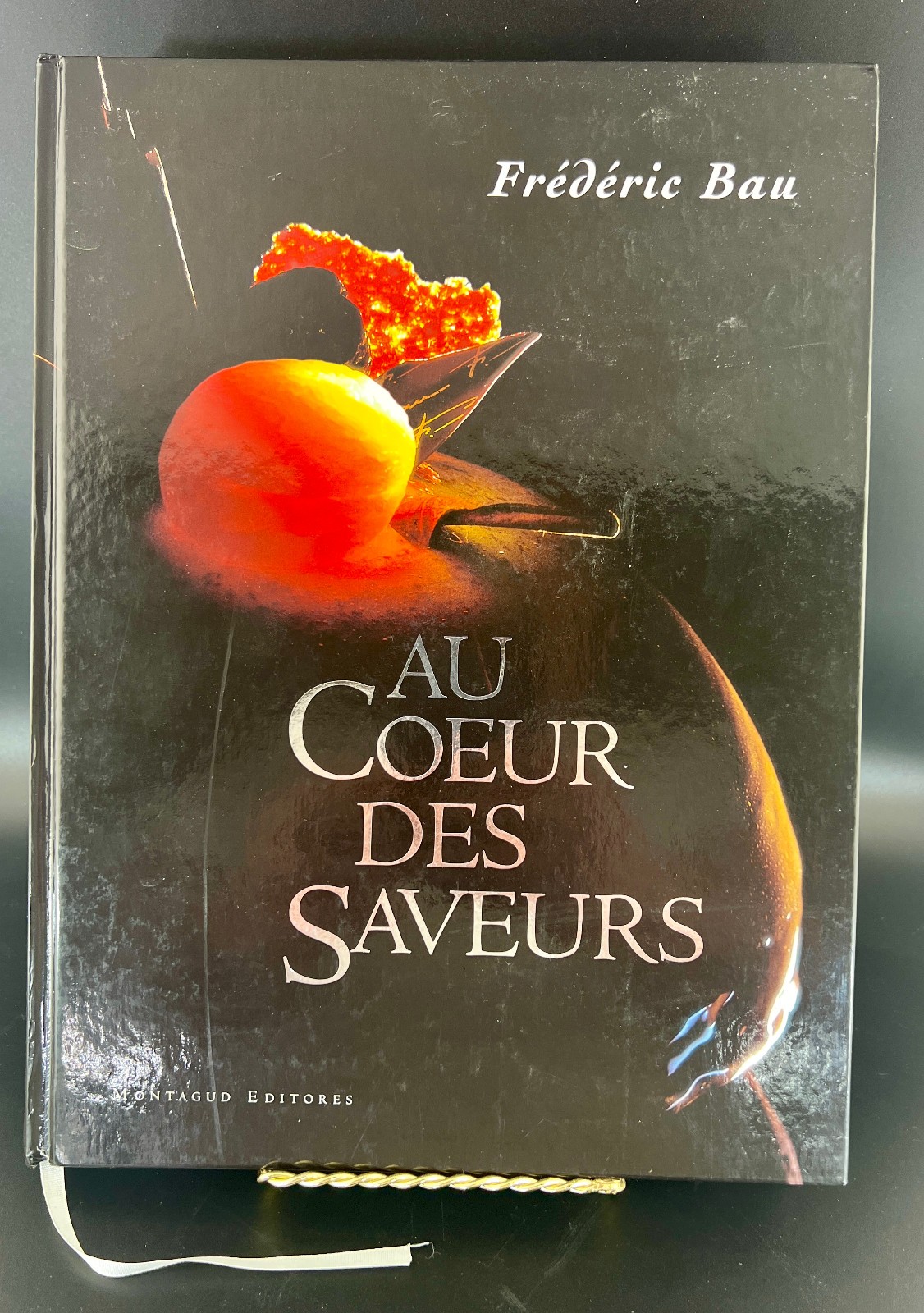 Au Coeur des Saveurs Frederic Bau Pastry Baking Cookbook French English Rare