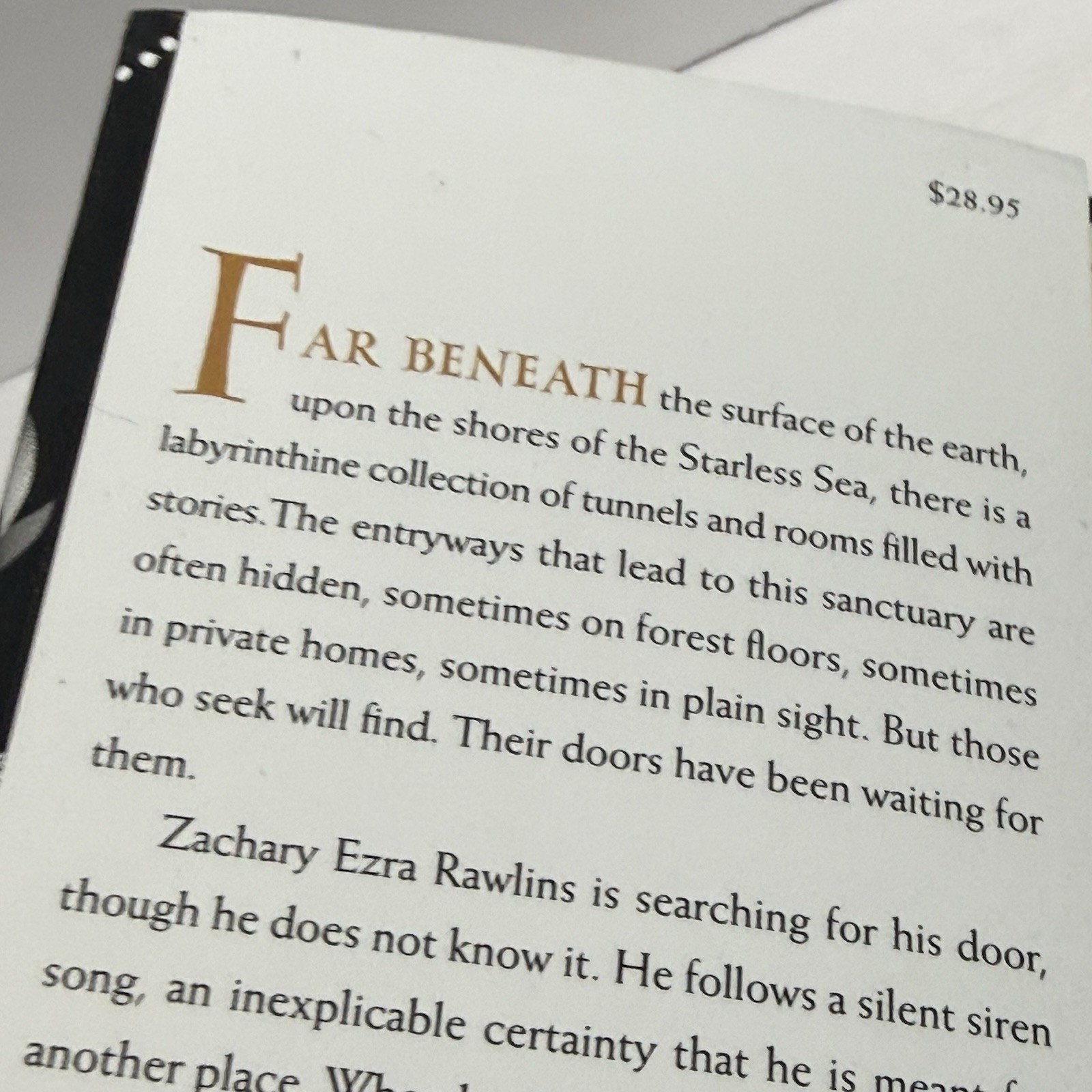 Erin Morgenstern The Starless Sea 1st Edition 1st Printing