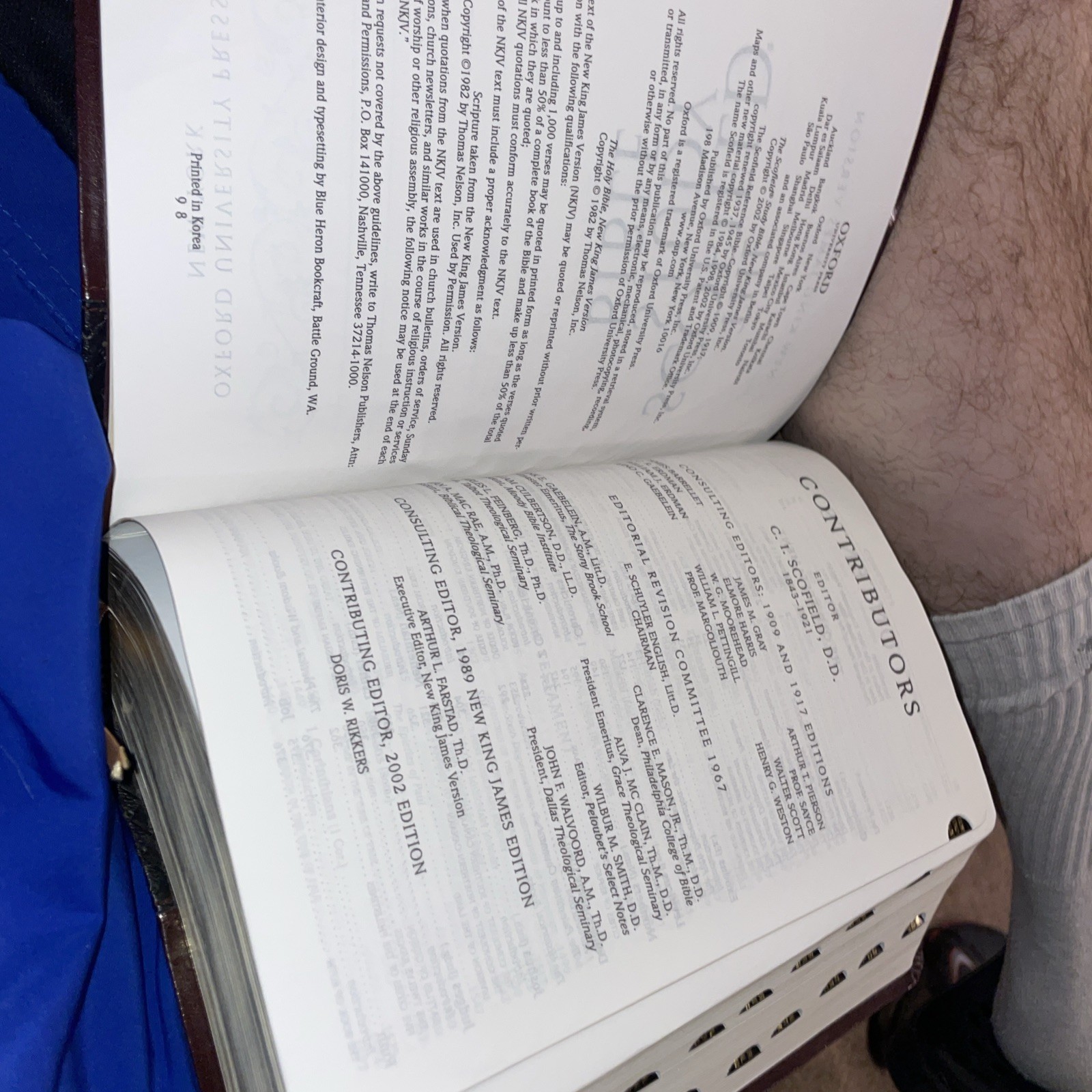 NKJV Scofield Study System Holy Bible Indexed Red Letter 471RRL Burgundy/Black