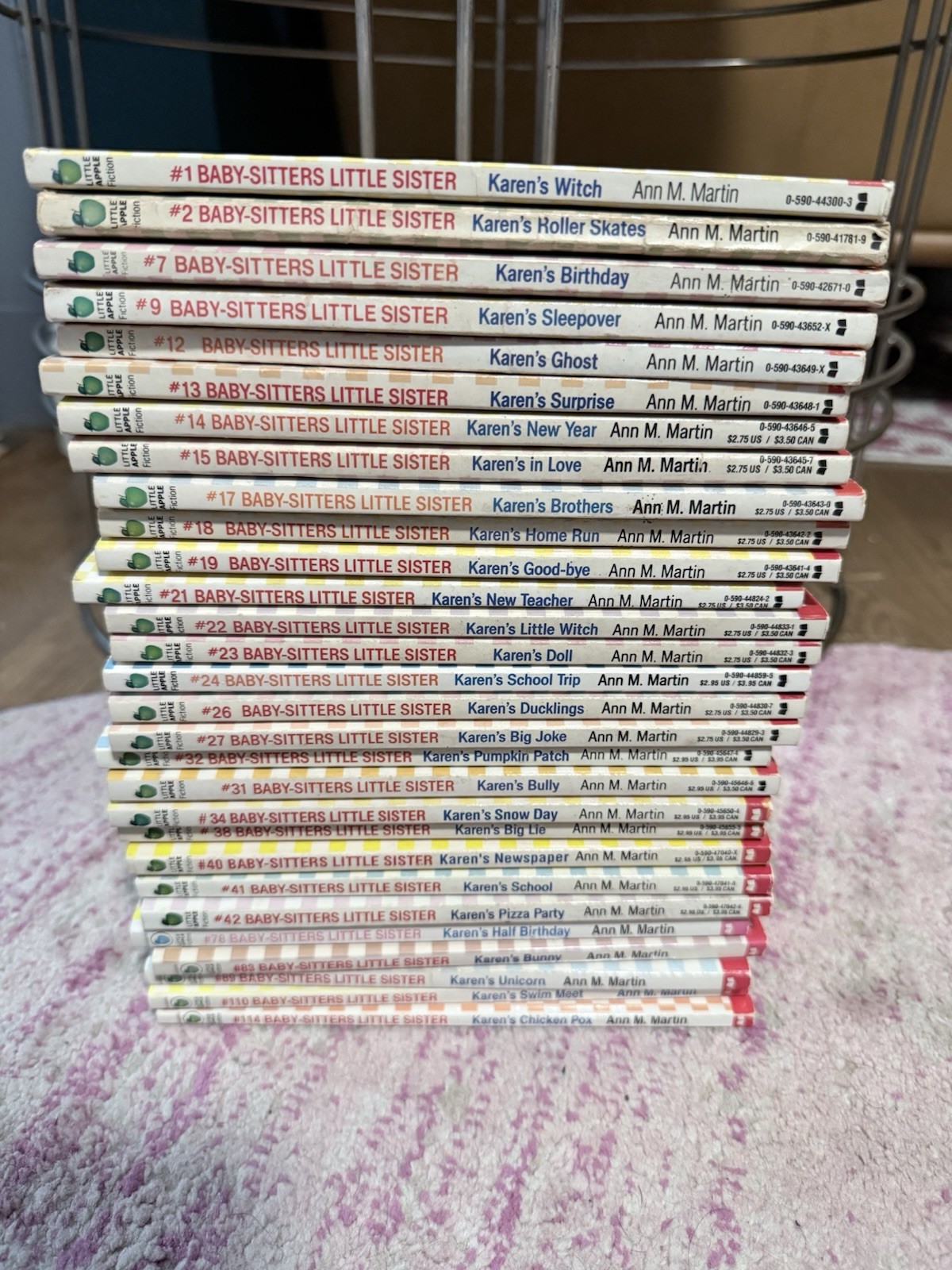 Lot of 29 Babysitters Little Sister Books, Little Apple Scholastic – No Repeats