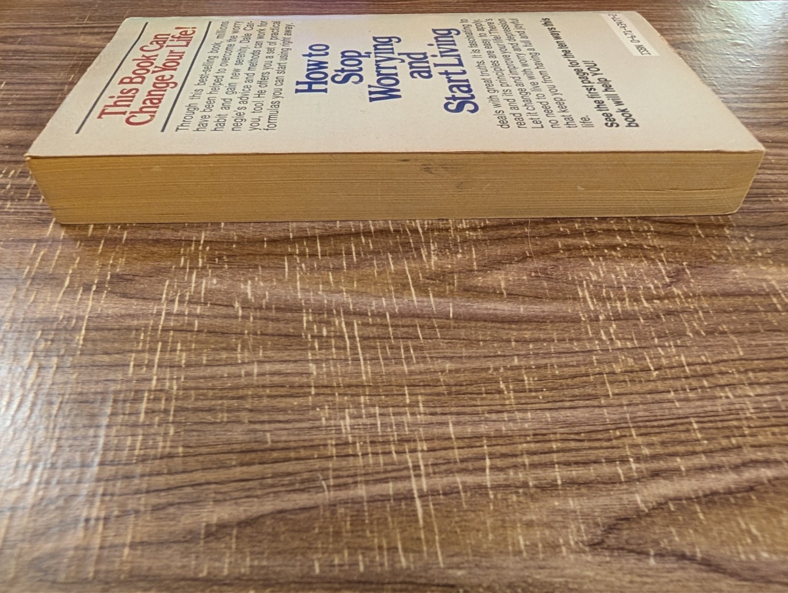 How to Stop Worrying and Start Living By Dale Carnegie 1953 Paperback