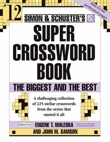 Simon and Schuster Super Crossword Puzzle Book #12