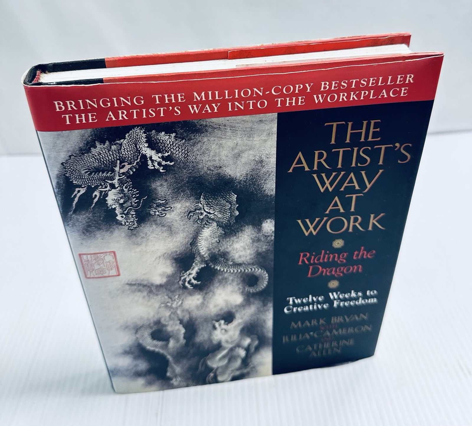 Artists Way at Work Mark Bryan SIGNED Creativity Coaching HC Riding the Dragon