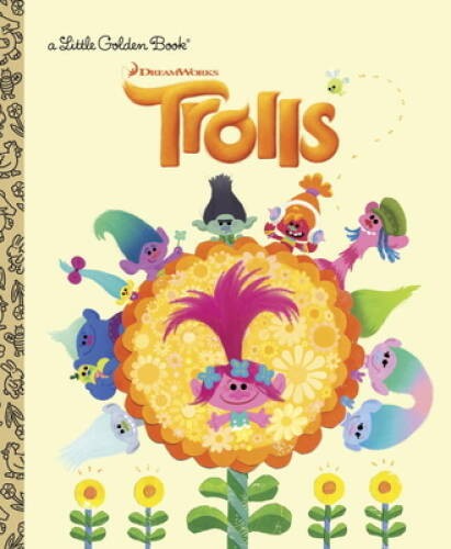 Trolls Little Golden Book (DreamWorks Trolls) – Hardcover – GOOD