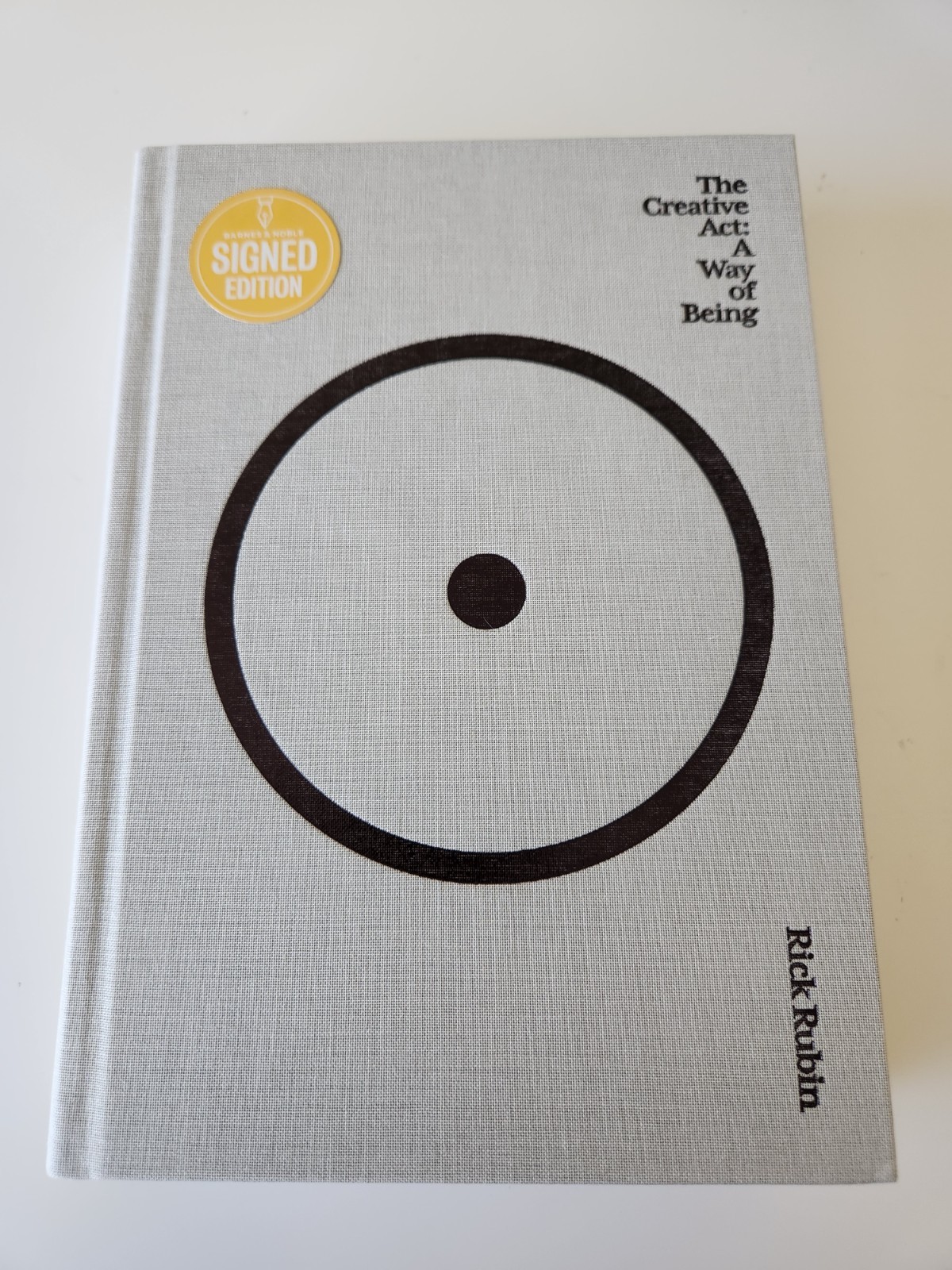 The Creative Act : A Way of Being by Rick Rubin (2023, Hardcover) – Signed, New