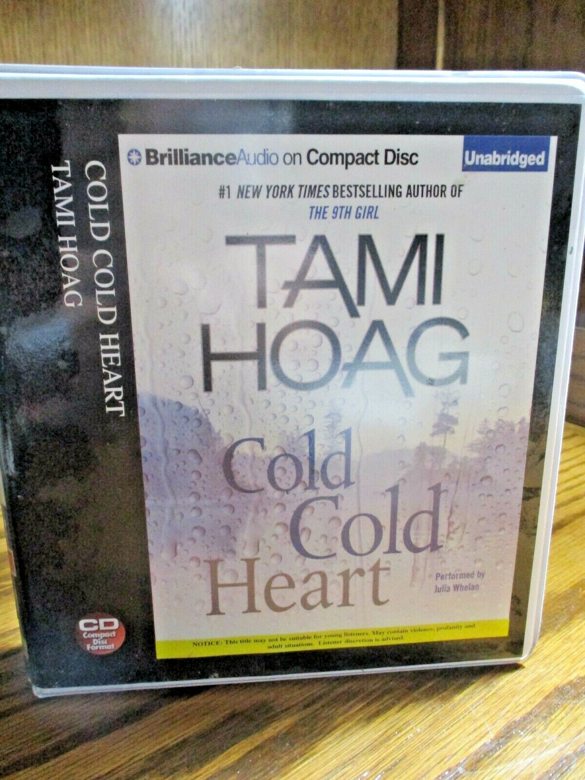 AUDIOBOOK: ‘Cold Cold Heart’ By Tami Hoag (12.25 hrs/10 CDs) Ex-Lib Novel D20