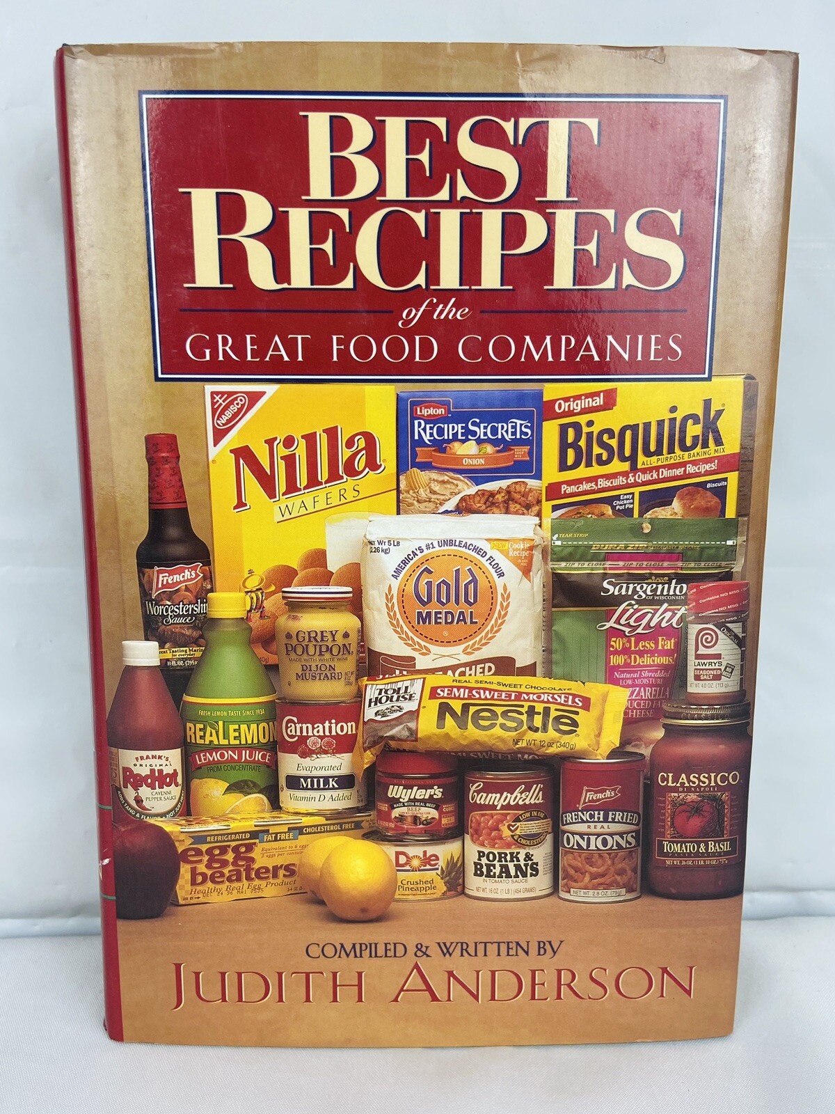 Vintage Cookbook: Best Recipes of the Great Food Companies 512 Pages HC Book