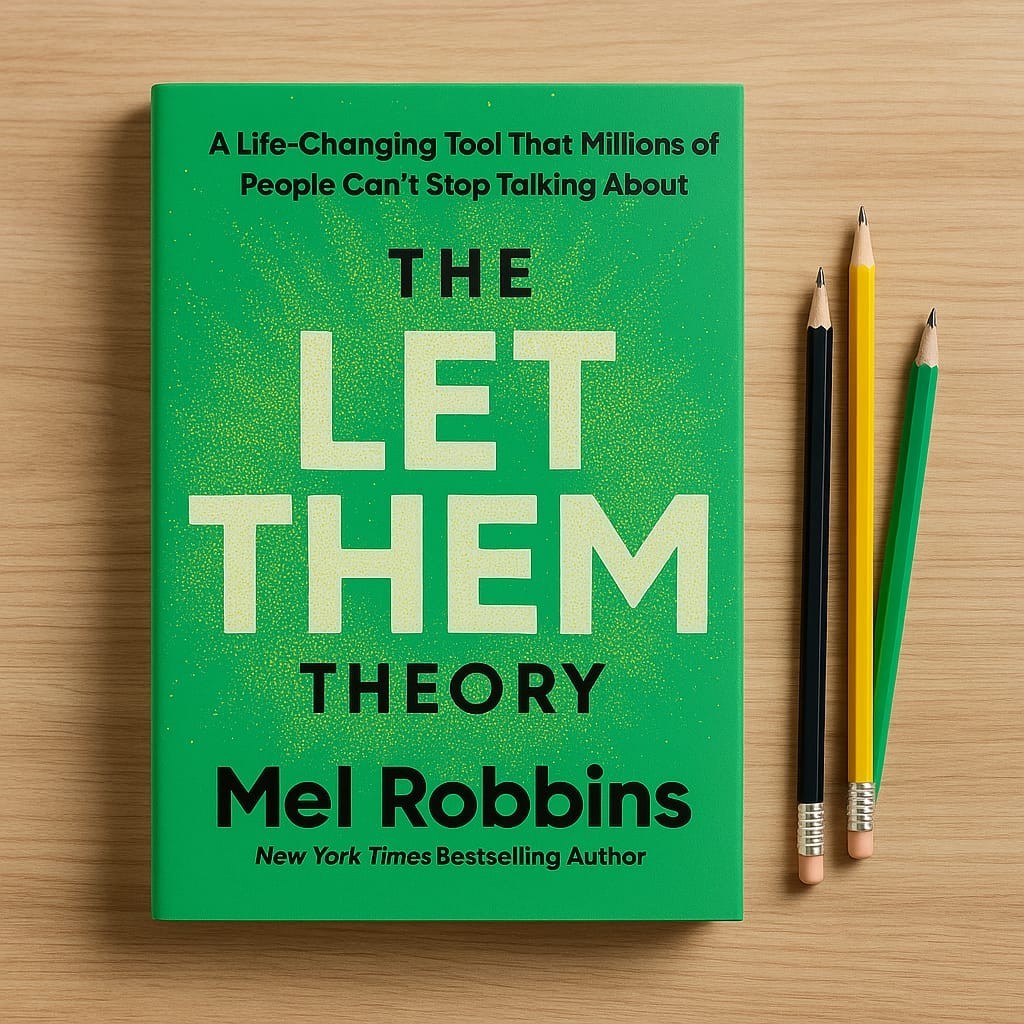 The Let Them Theory Book by Mel Robbins Paperback Self Help Guide
