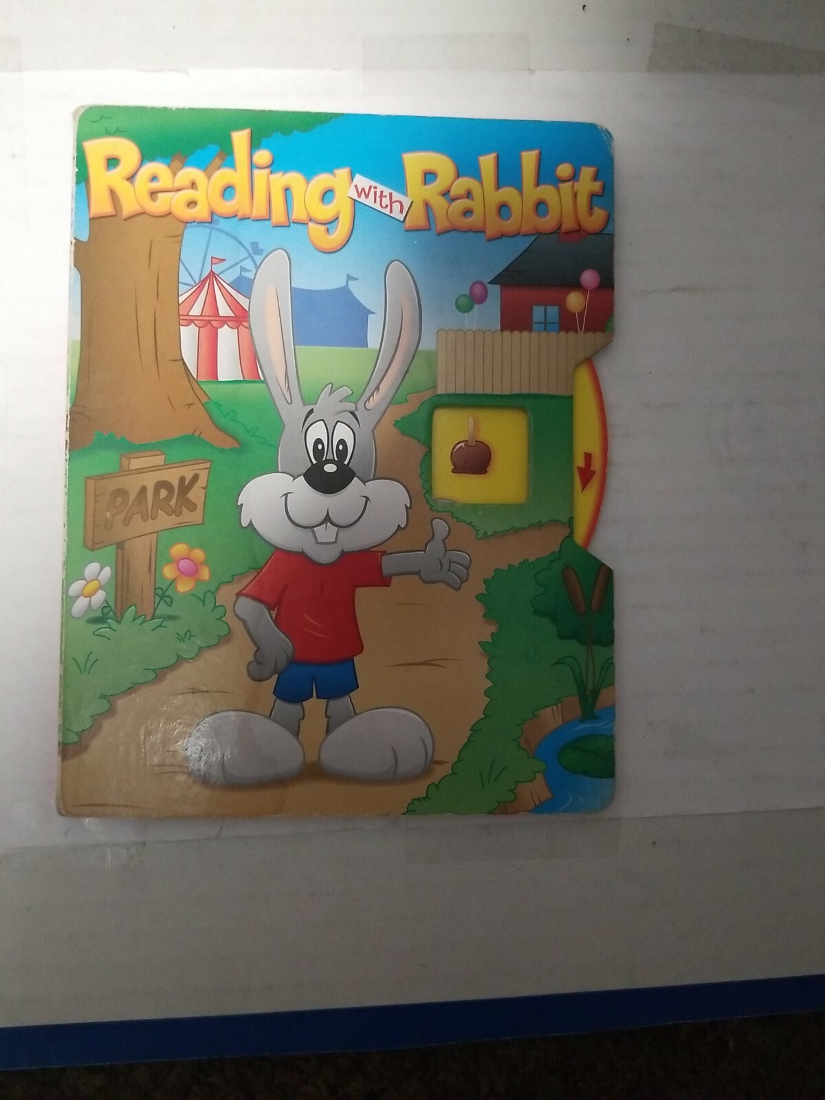 Reading with Rabbit; Interactive Spinner (rare) learning words interesting way