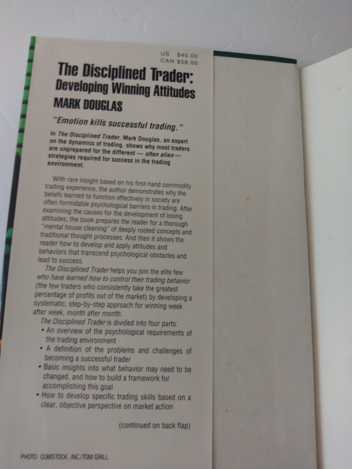 The Disciplined Trader: Developing Winning Attitudes by Mark Douglas 1990