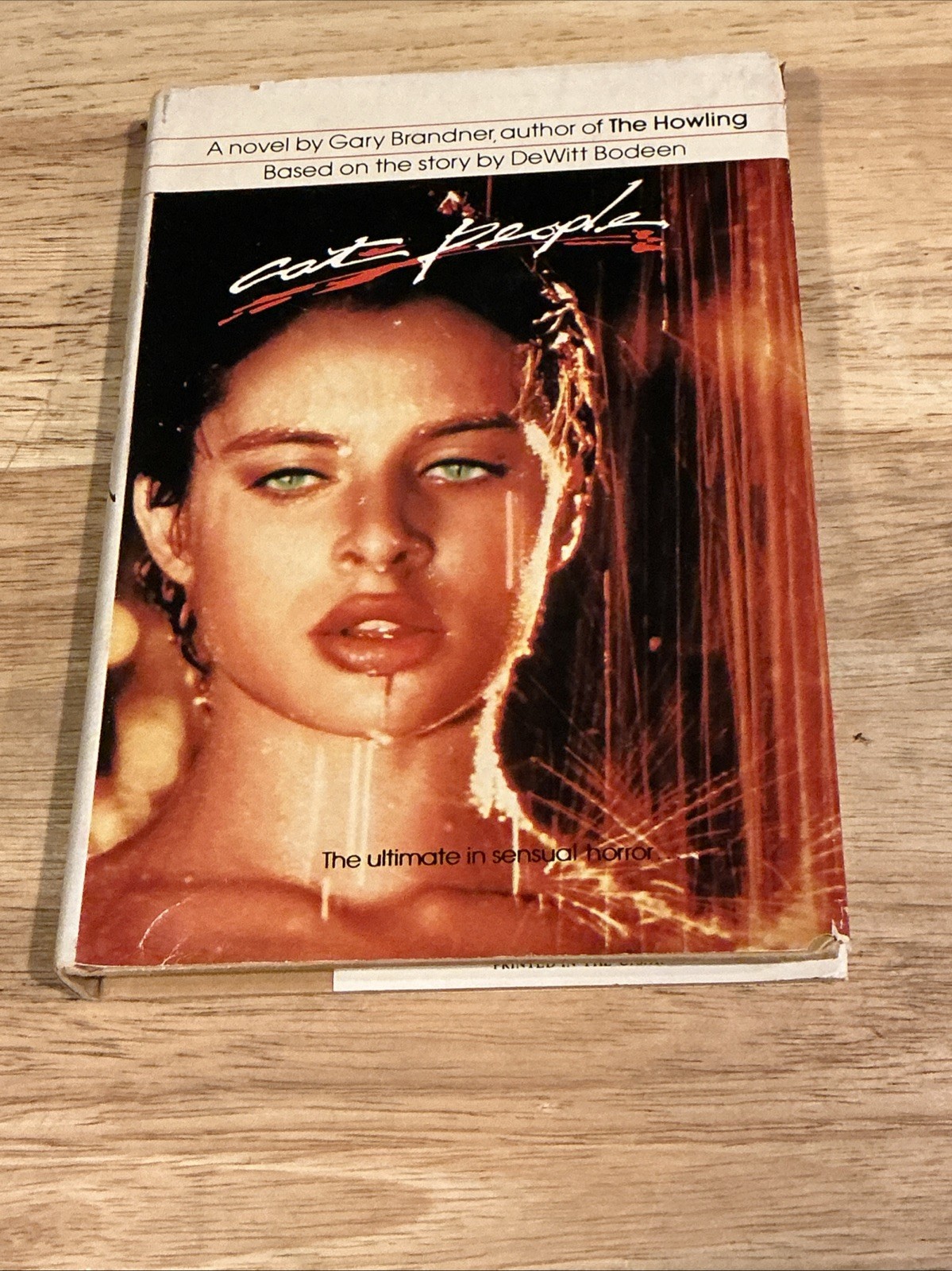 Cat People Film Novelization SIGNED By Gary Brandner Fawcett 1982 Hardcover BCE