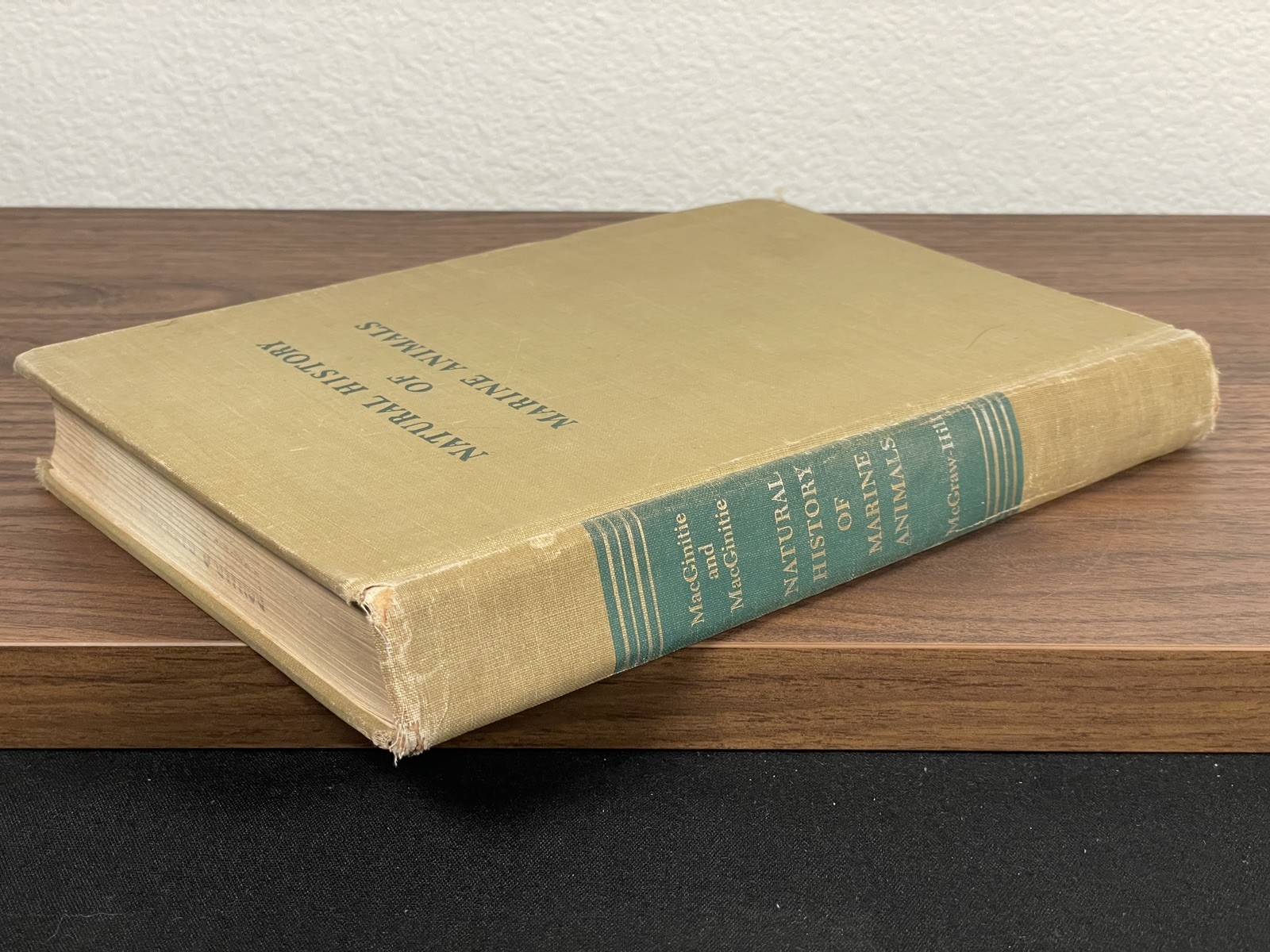 Natural History of Marine Animals by G.E. MacGinitie Hardcover Ocean