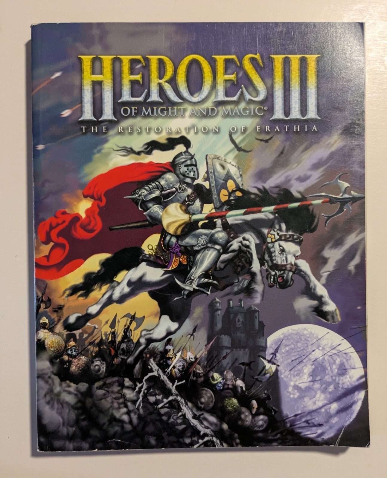 Heroes of Might and Magic III Restoration Of Erathia Book PC Game Player Manual