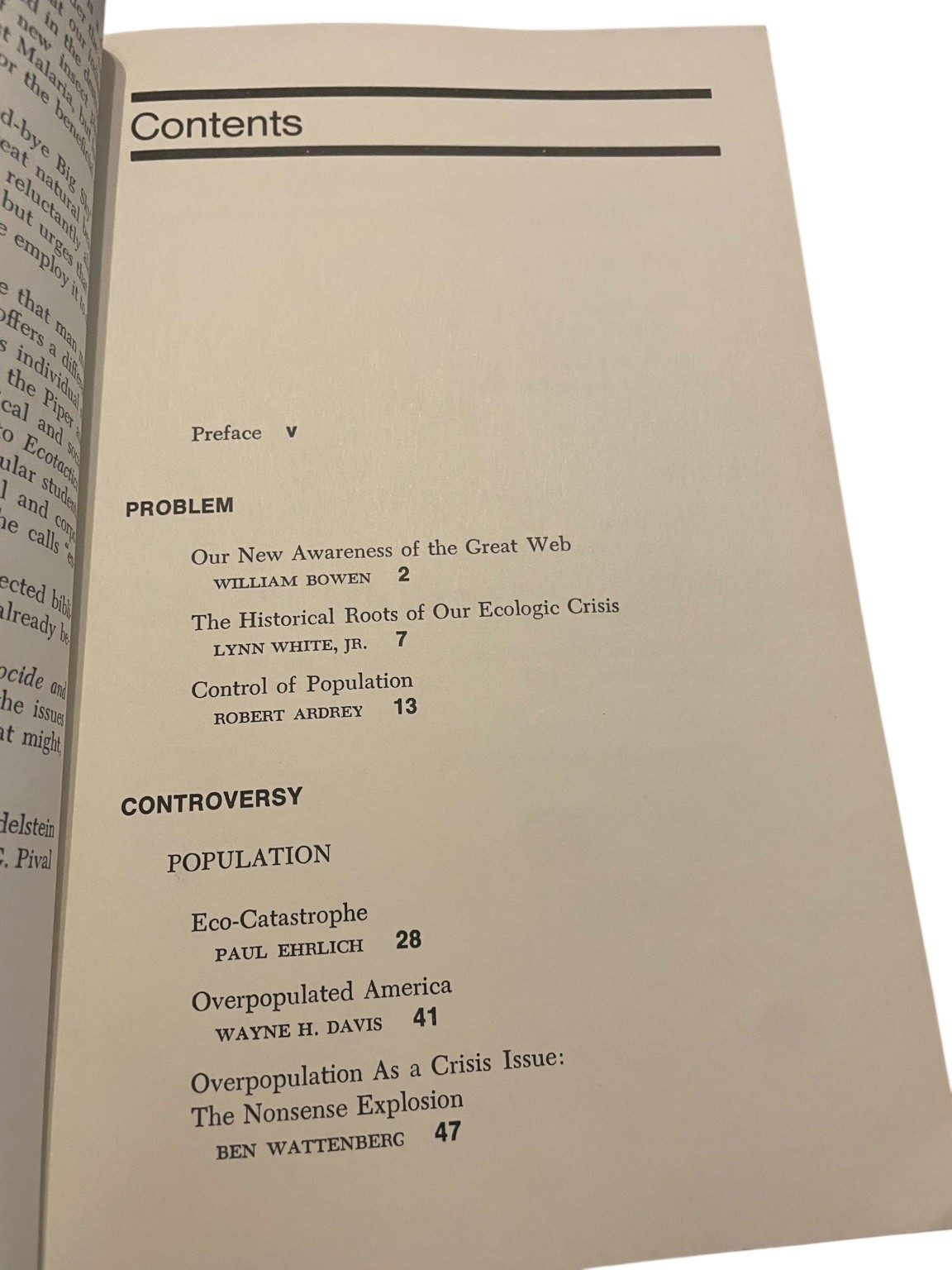 Ecocide and Population Michael E Adelstein Jean G Pival 1972 St Martin’s Press
