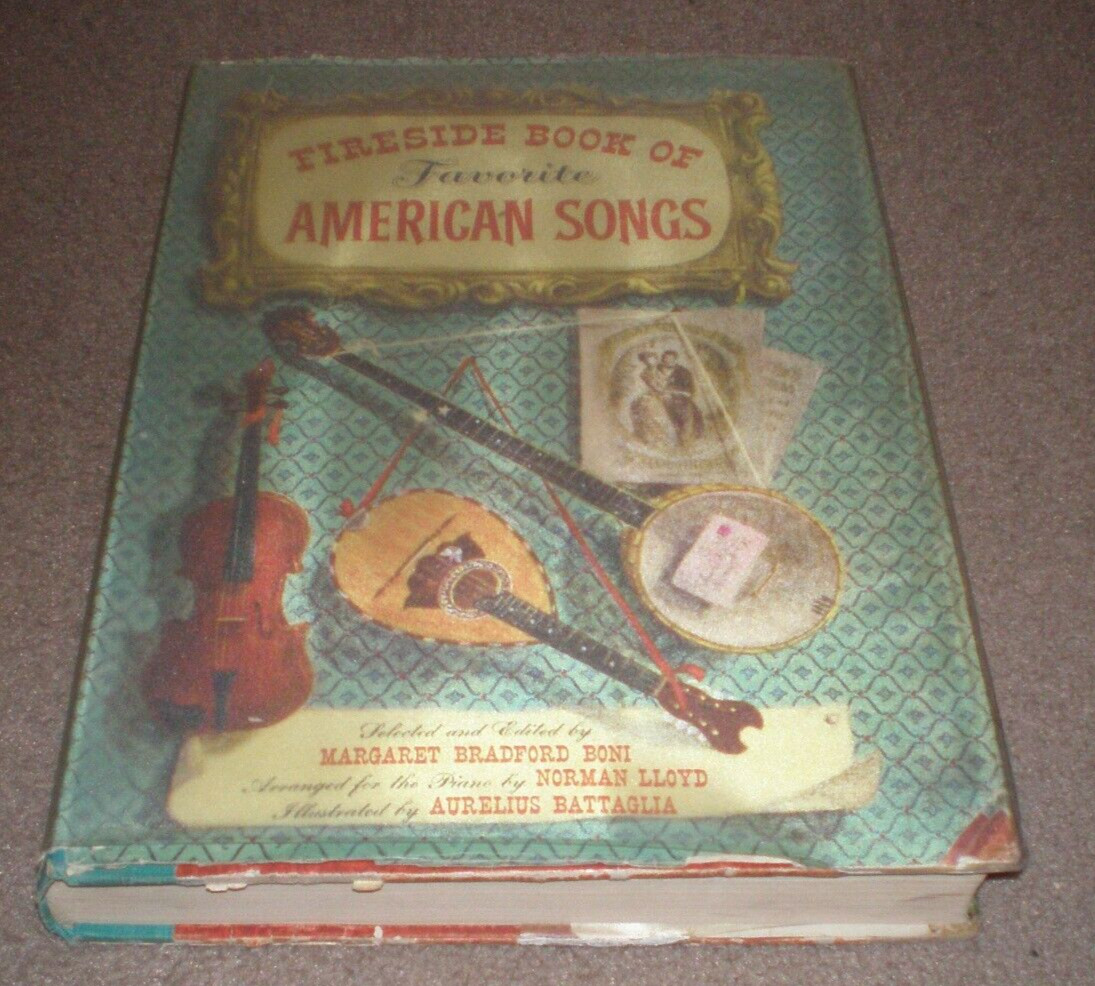 The Fireside Book of Favorite American Songs Songbook Vintage 1952 360 pages