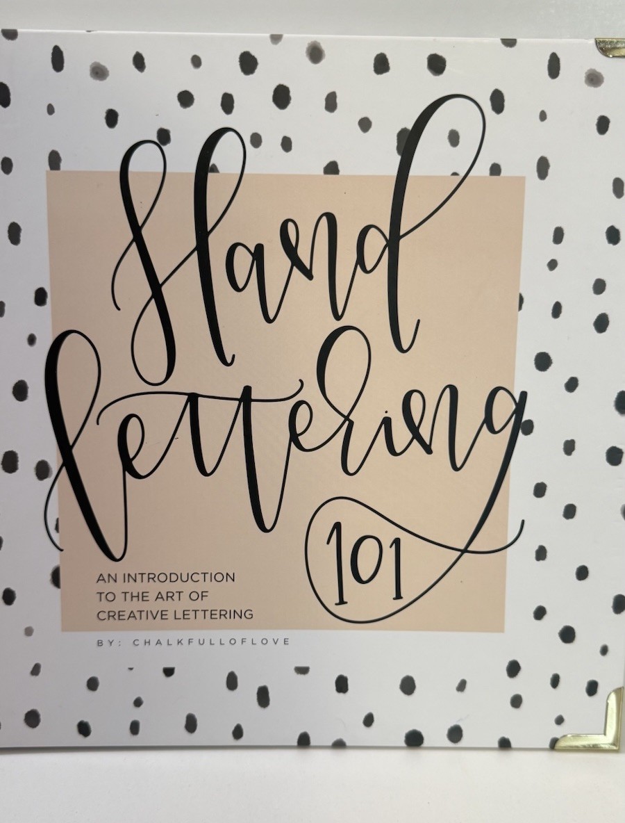 Hand Lettering 101 Step By Step Calligraphy Beginners Workbook 126 Pages New