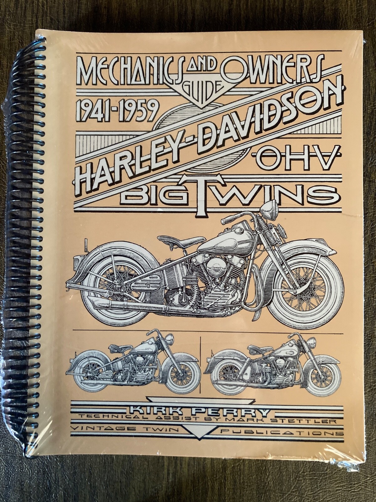 books new, Harley-Davidson 1941-1959 OHV Big Twins • VOL. 1 • For Maintenance