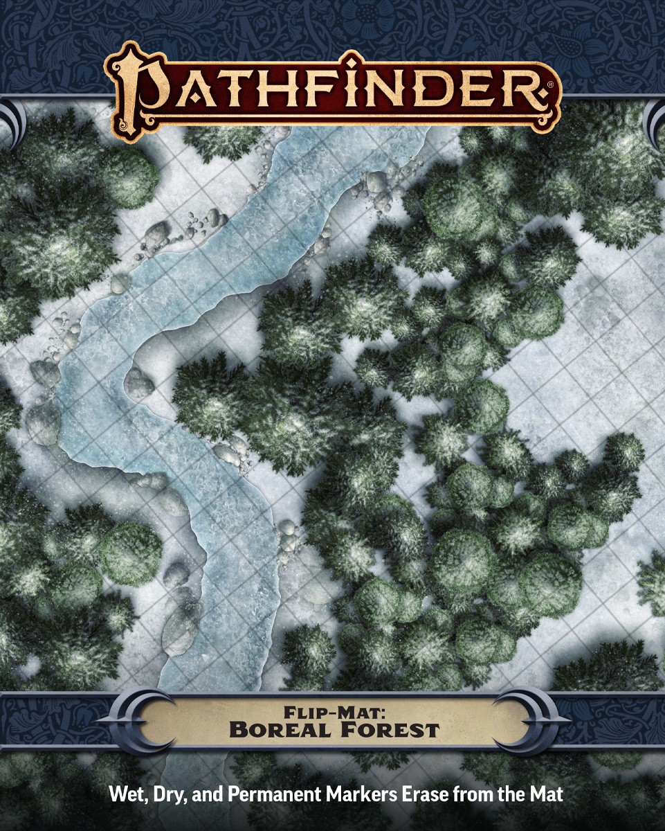 Paizo Pathfinder 2E Flip-Mat: Boreal Forest