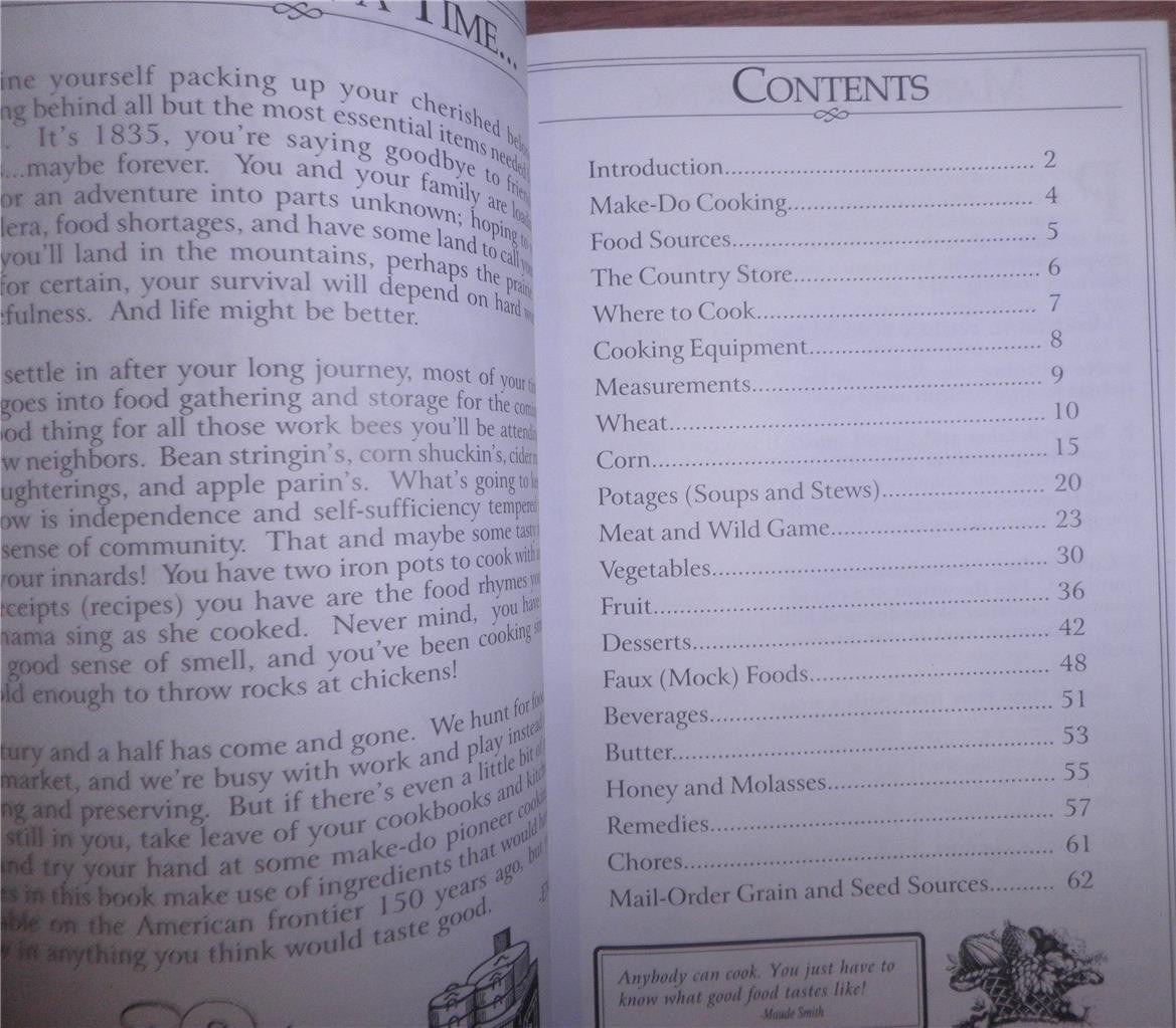 LOG CABIN COOKING Cookbook Cook Book Recipes Barbara Swell NEW 5oz