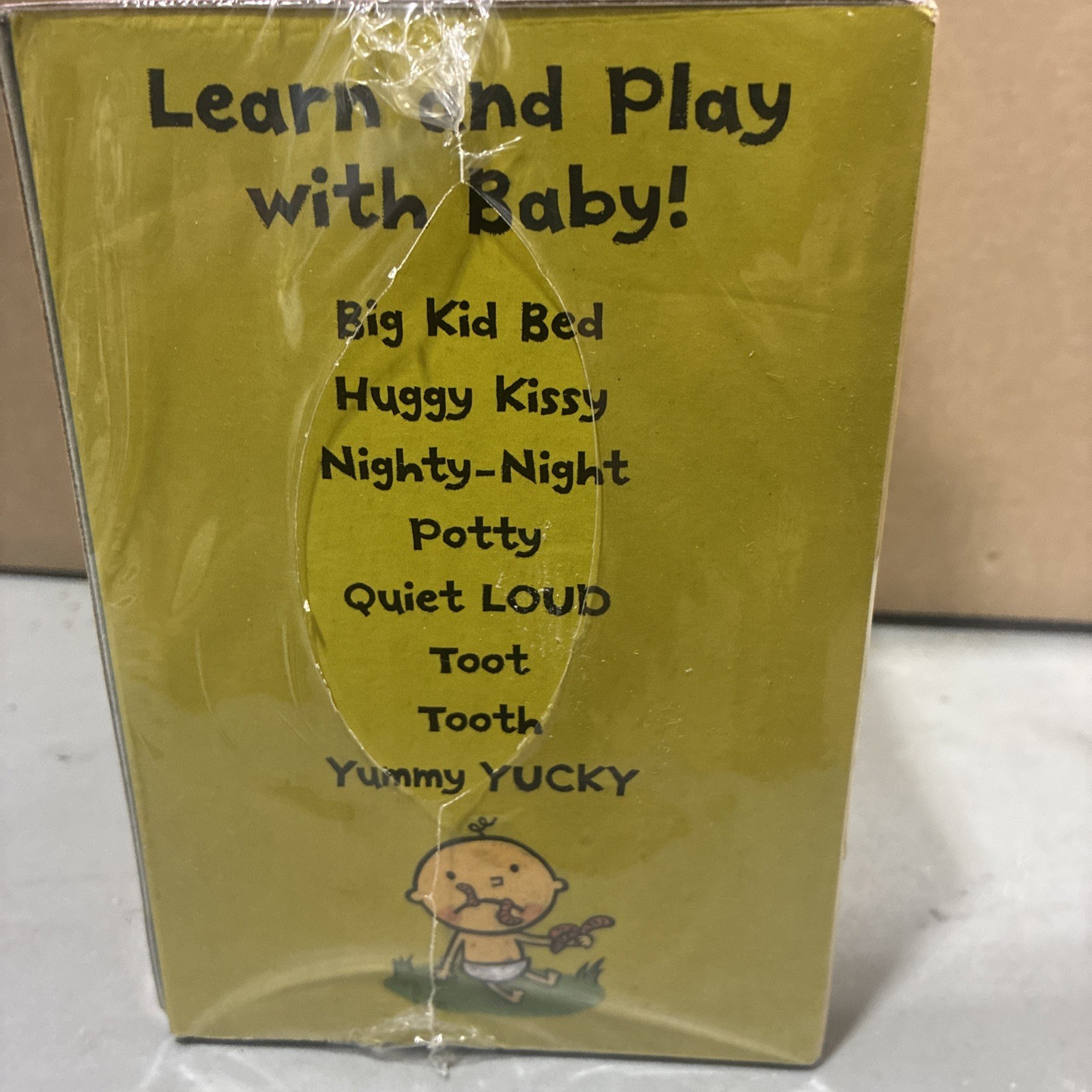LESLIE PATRICELLI’S LITTLE LIBRARY – 8 Board Books For Baby – NEW