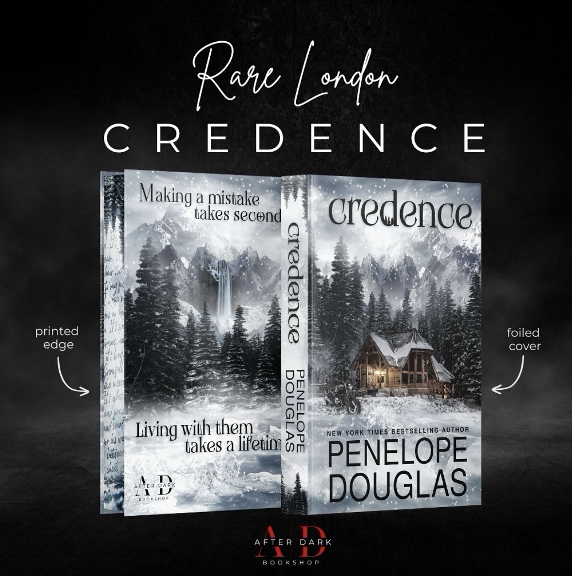After Dark: Credence By Penelope Douglas Jan Book Rare London *PRESALE*