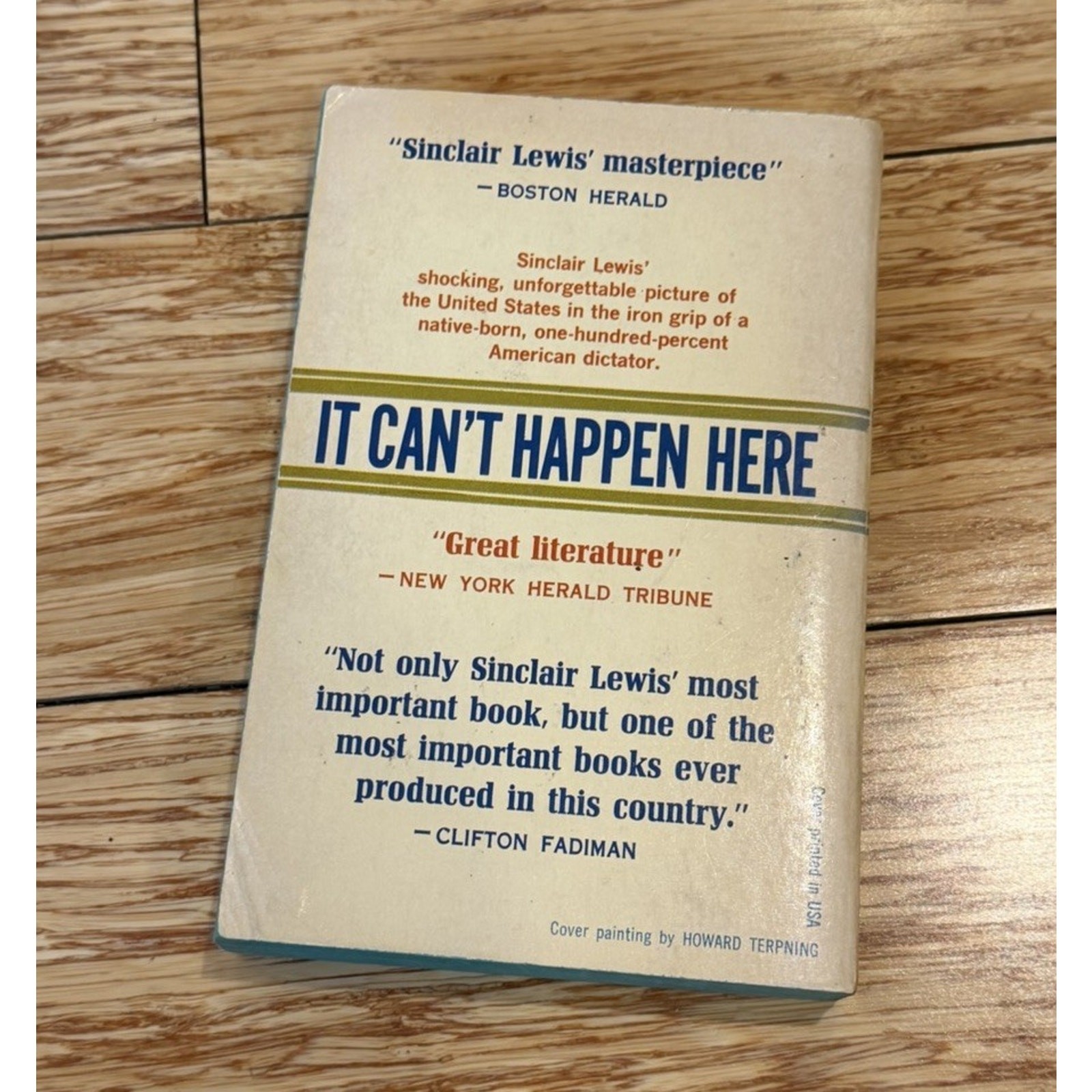 It Can’t Happen Here By Sinclair Lewis 1965 PB VTG Dell
