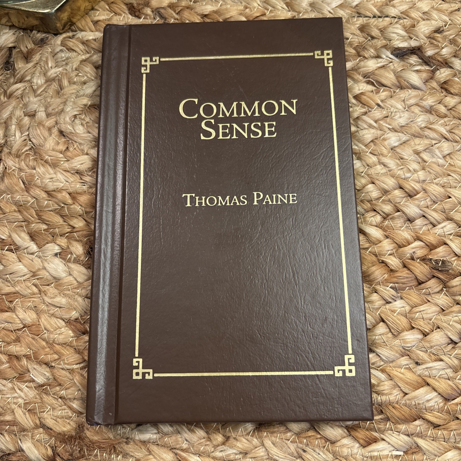 Common Sense Hardcover by Thomas Paine Applewood Books