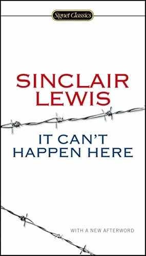 It Can’t Happen Here – Paperback, by Lewis Sinclair – Acceptable