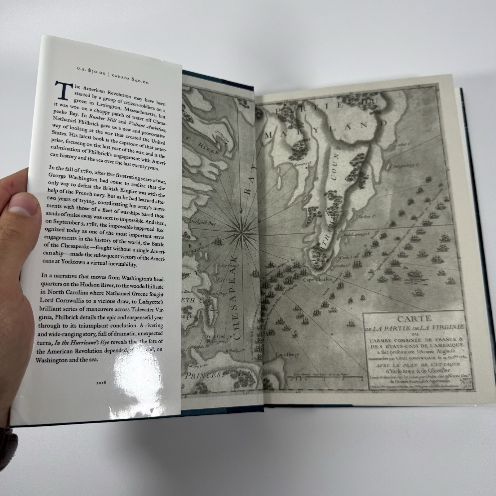 In the Hurricane’s Eye by Nathaniel Philbrick (2018, Barnes & Noble Hardcover)