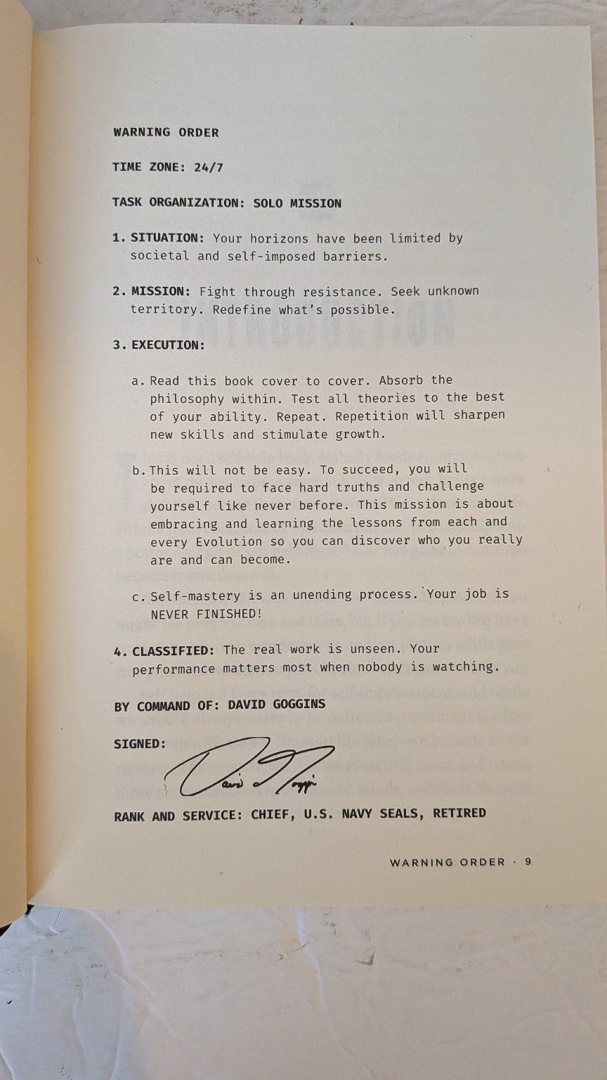 Never Finished David Goggins 2022 First Edition Motivational Lioncrest