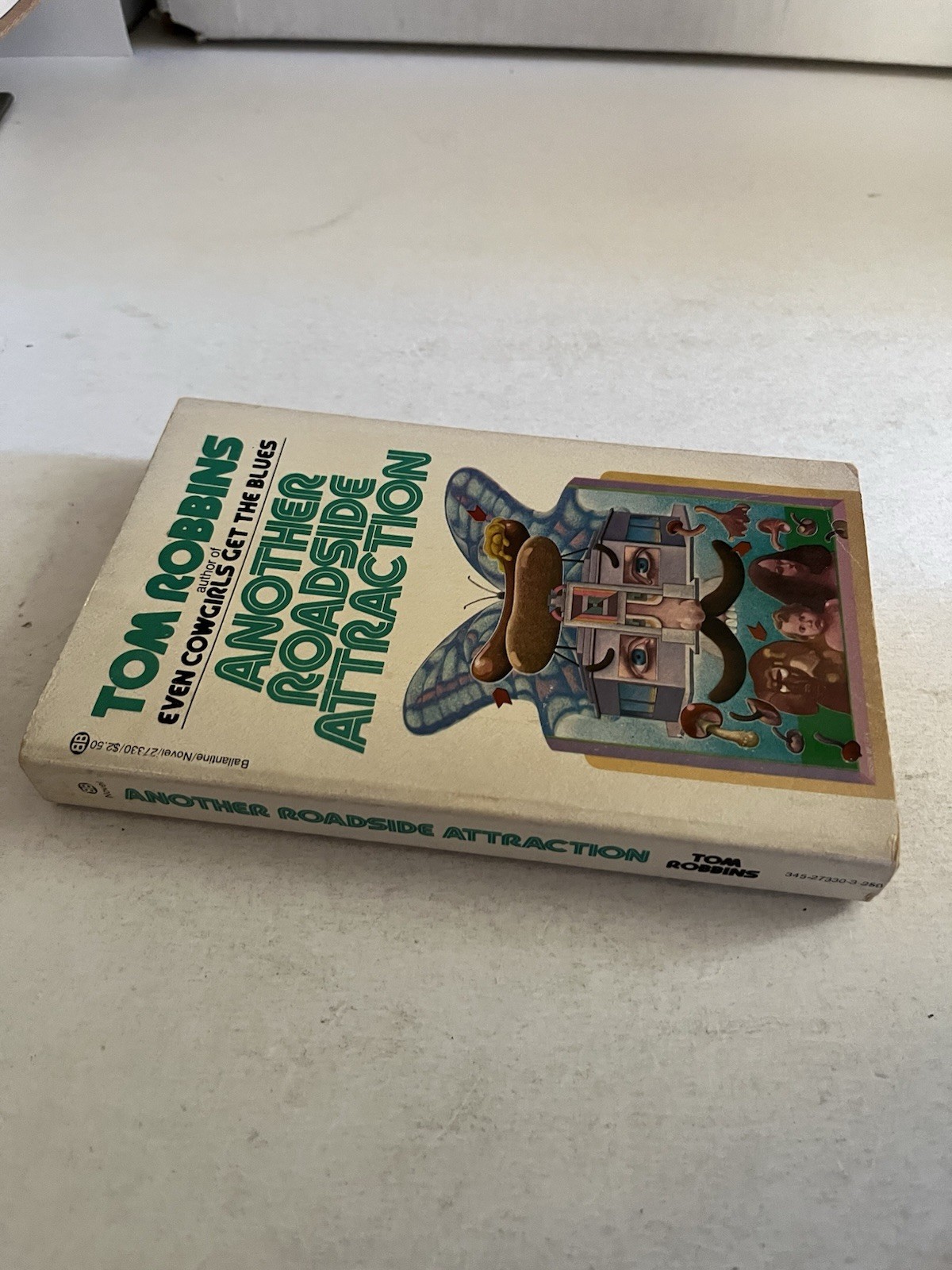 ANOTHER ROADSIDE ATTRACTION by Tom Robbins PB Ballantine 1977 11th Print Very Gd