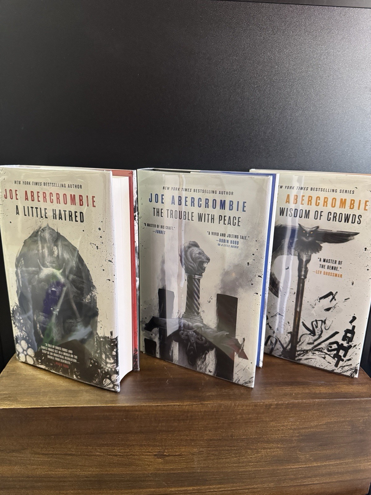 SIGNED!! The Age Of Madness Trilogy by Joe Abercrombie (All True First SIGNED)